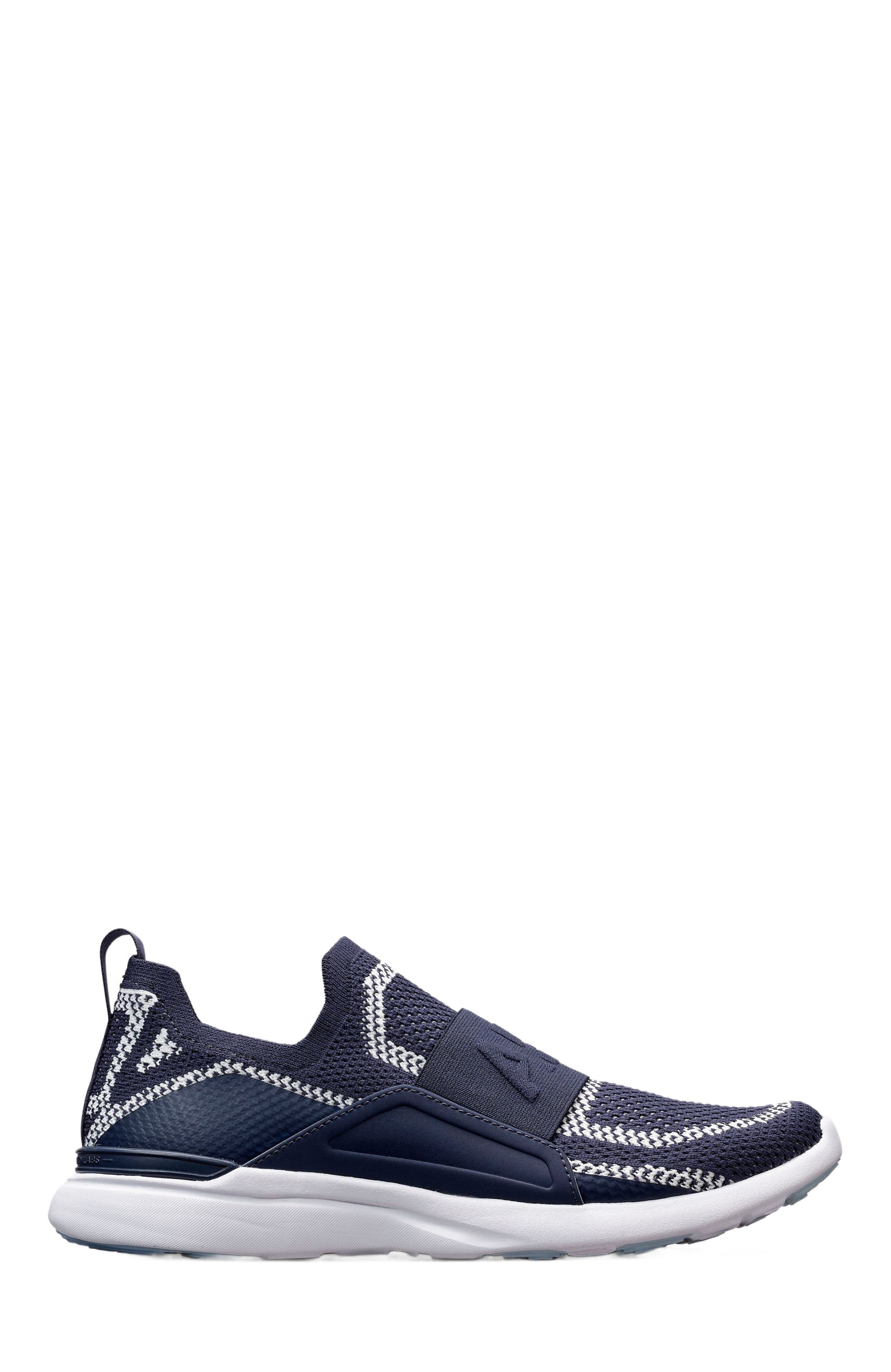 Women's TechLoom Bliss Slip-Ons, Main, color, Navy / White / Navy