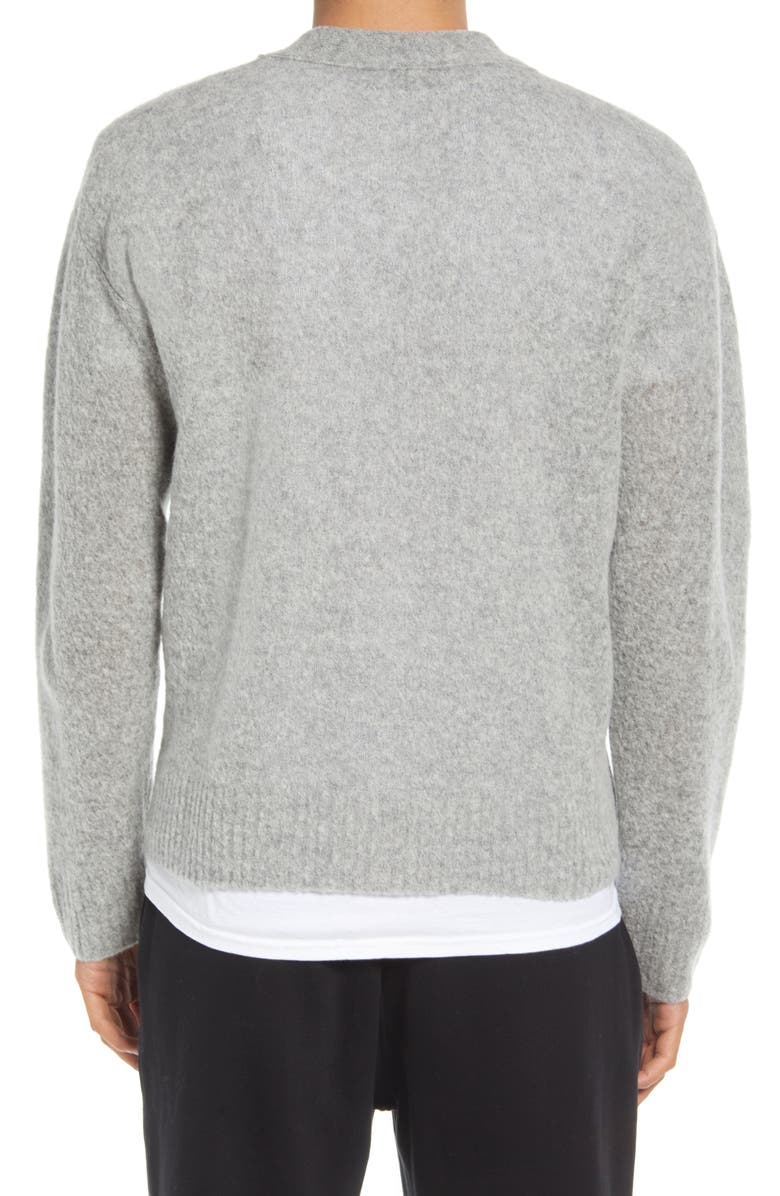 John Elliott Powder Knit Wool Blend Cardigan Sweater, Alternate, color,