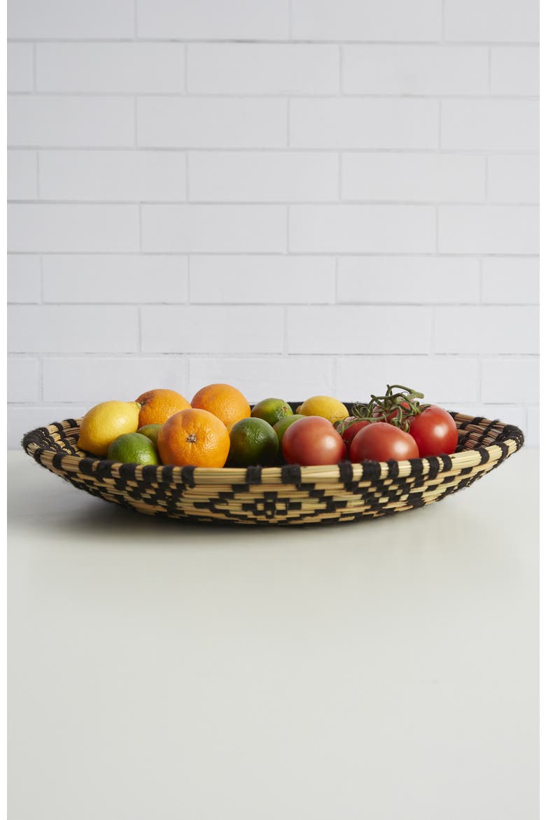 Moroccan Woven Tray, Alternate, color, None