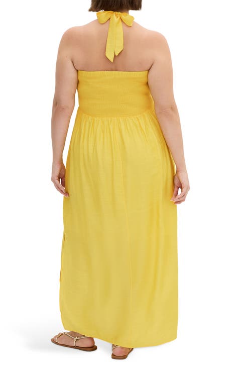 Peta Serene Convertible Strapless Maxi Dress (Plus)