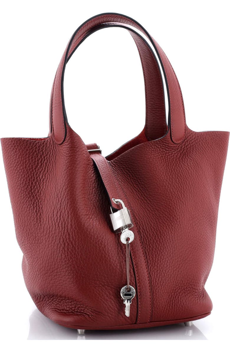 Pre-Owned Hermes Picotin Lock Bag Clemence MM, Alternate, color,