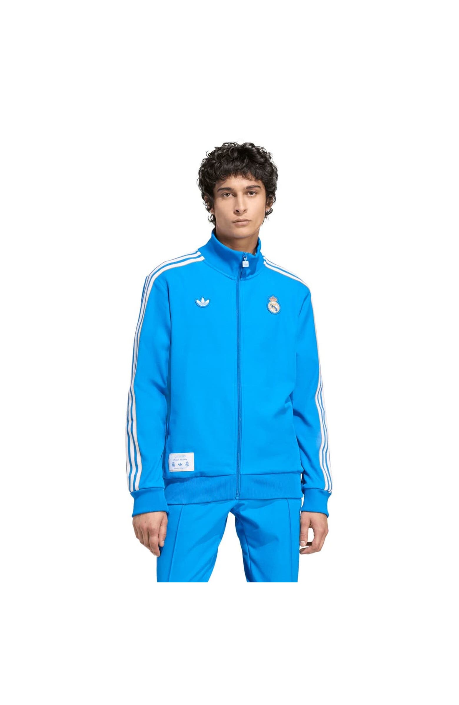 adidas Men's adidas Blue Real Madrid Terrace Icons Full-Zip Track ...