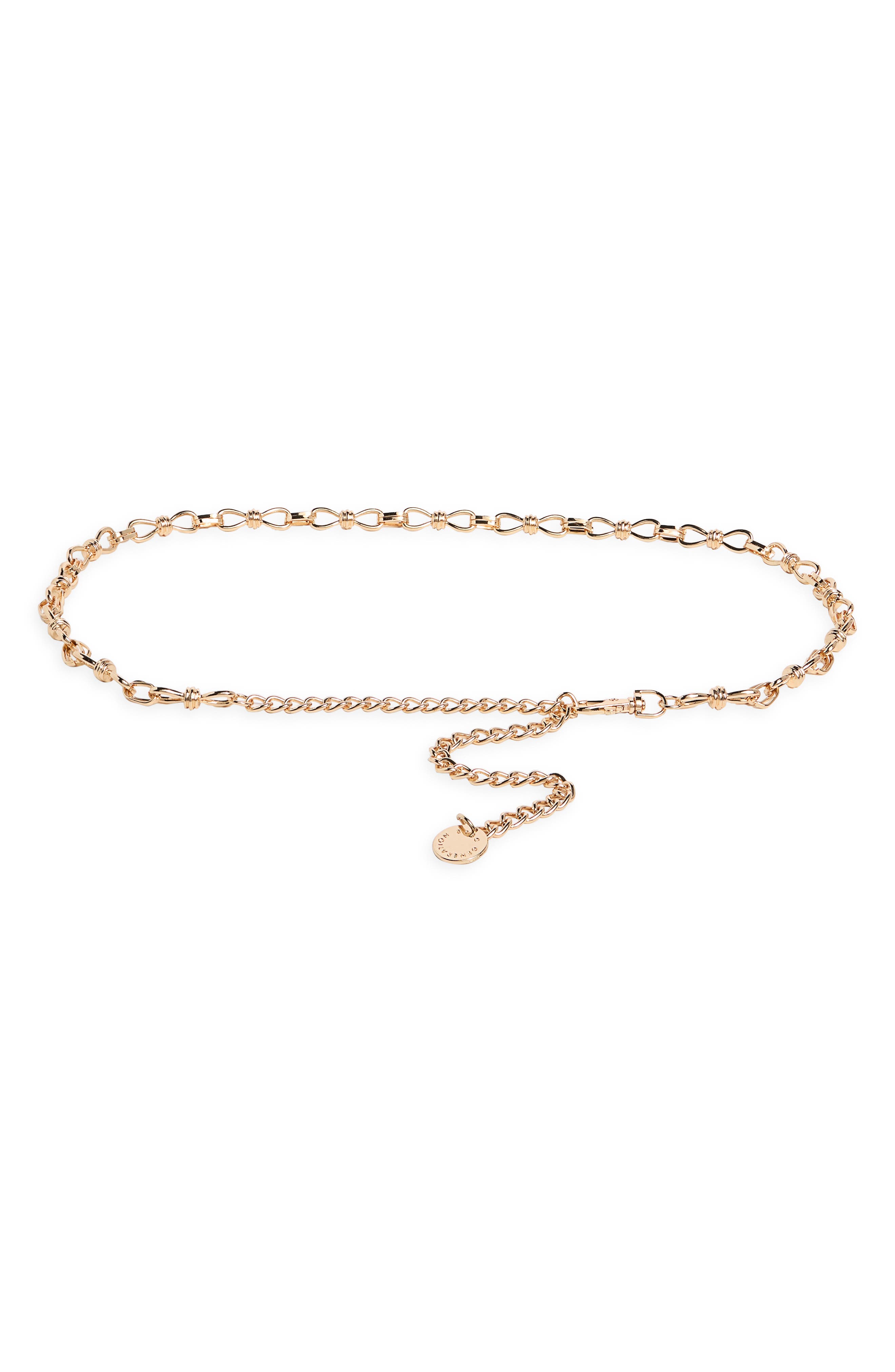 BCBG Knots Chain Link Belt