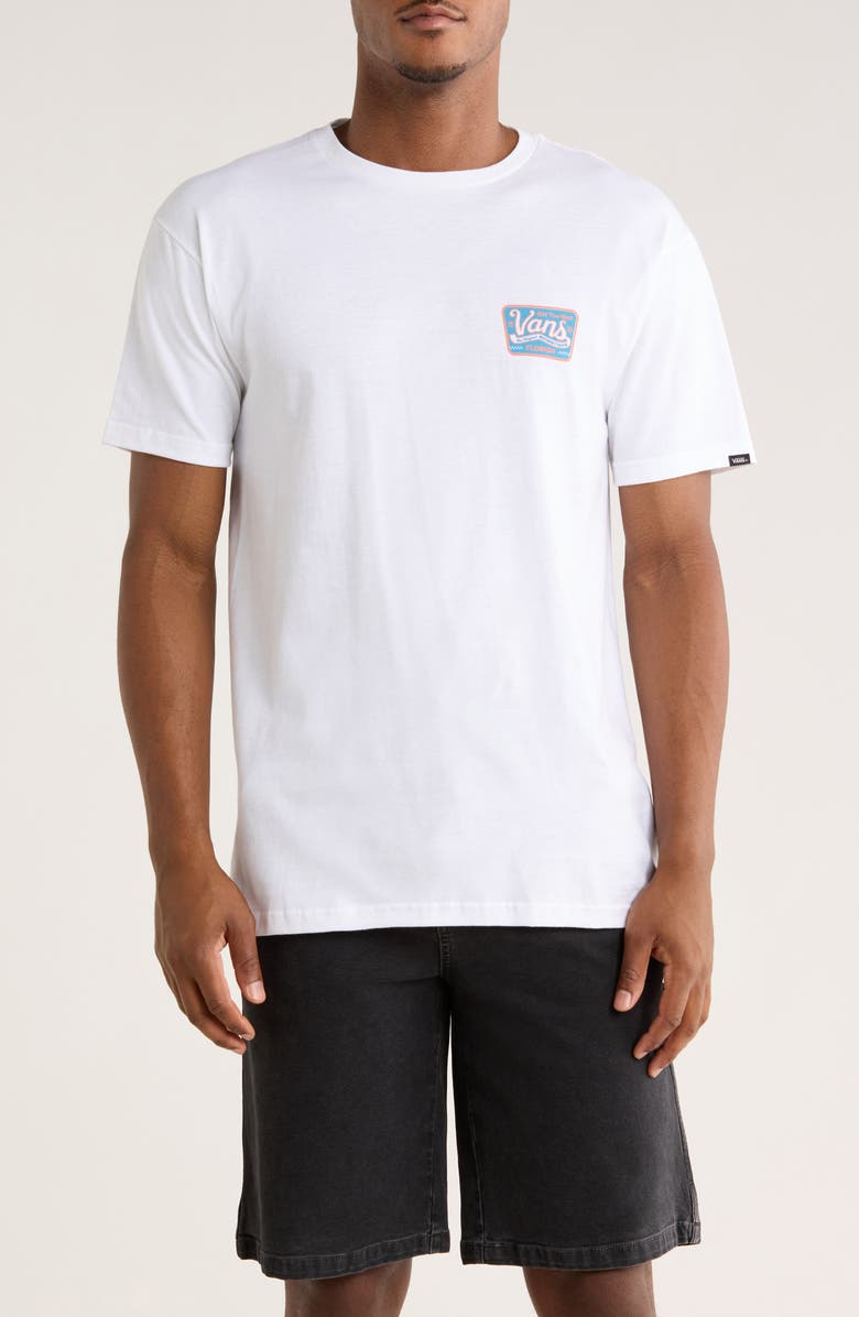 Vans Universal Sidestripe Logo Graphic T-Shirt, Main, color,
