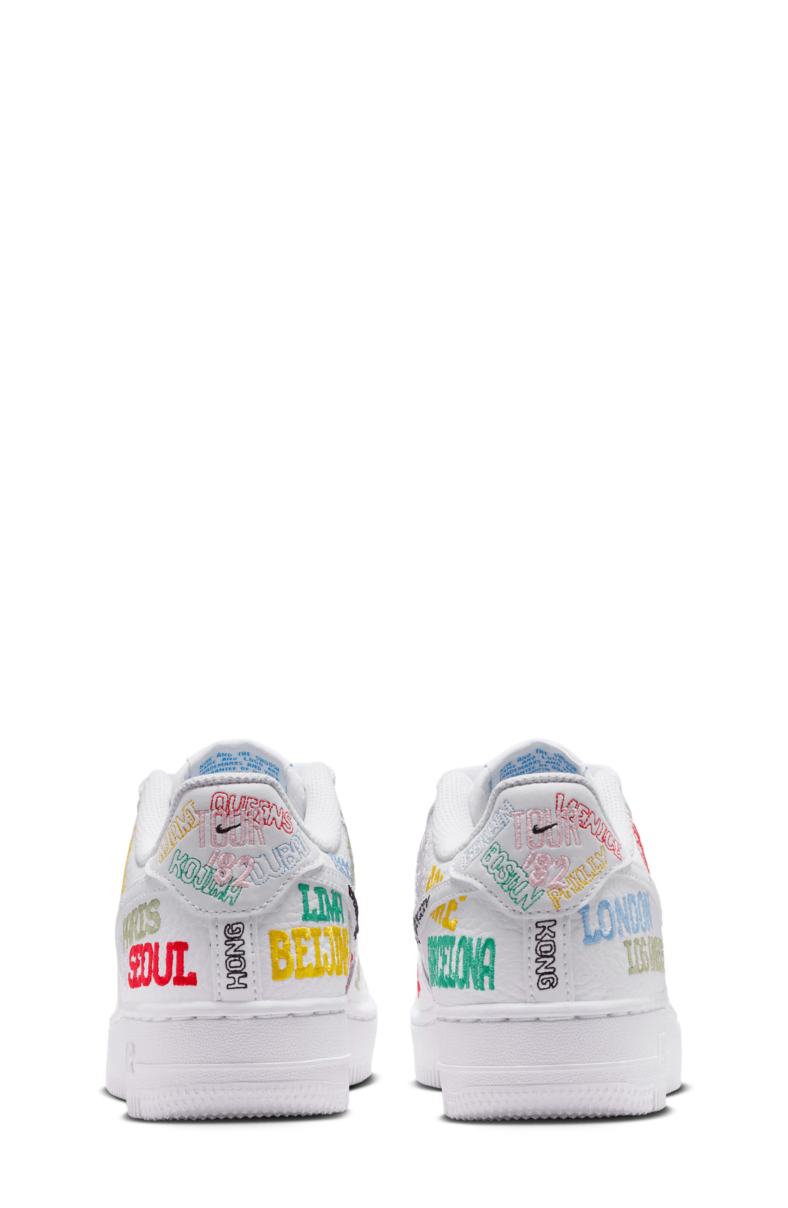 Kids' Air Force 1 Basketball Sneaker, Alternate, color, WHITE/ WHITE