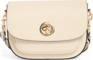 Marc Jacobs Signet Turnlock Leather Saddle Bag