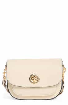 Marc Jacobs Signet Turnlock Leather Saddle Bag