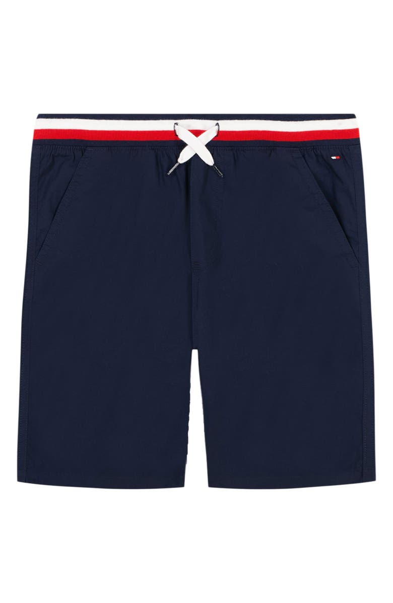 Tommy Hilfiger Kids' Knit Shorts, Main, color, Navy Blazer