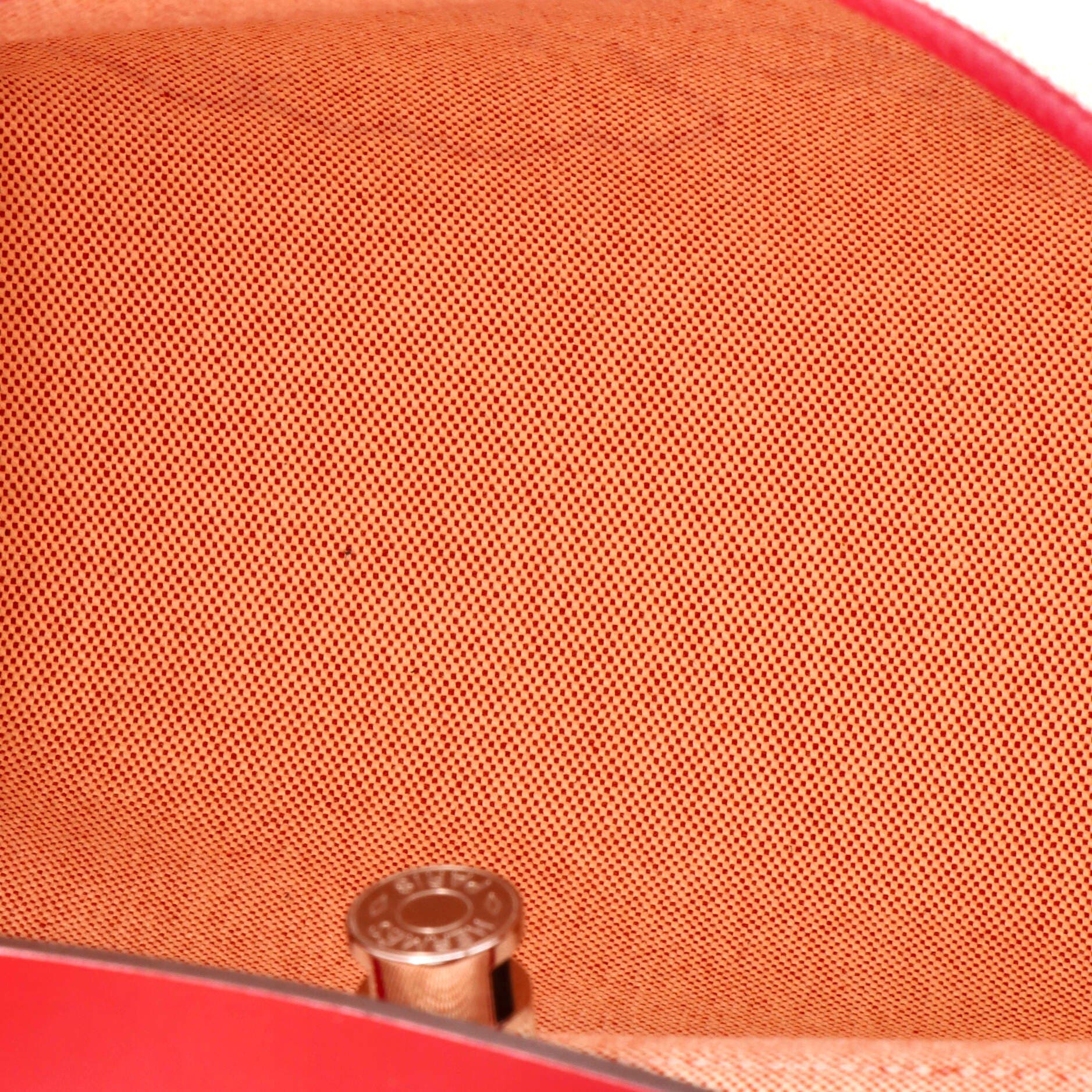 Pre-Owned Hermes Herbag Zip Pegase Pop Toile and Leather 31, Alternate, color, Rouge Piment