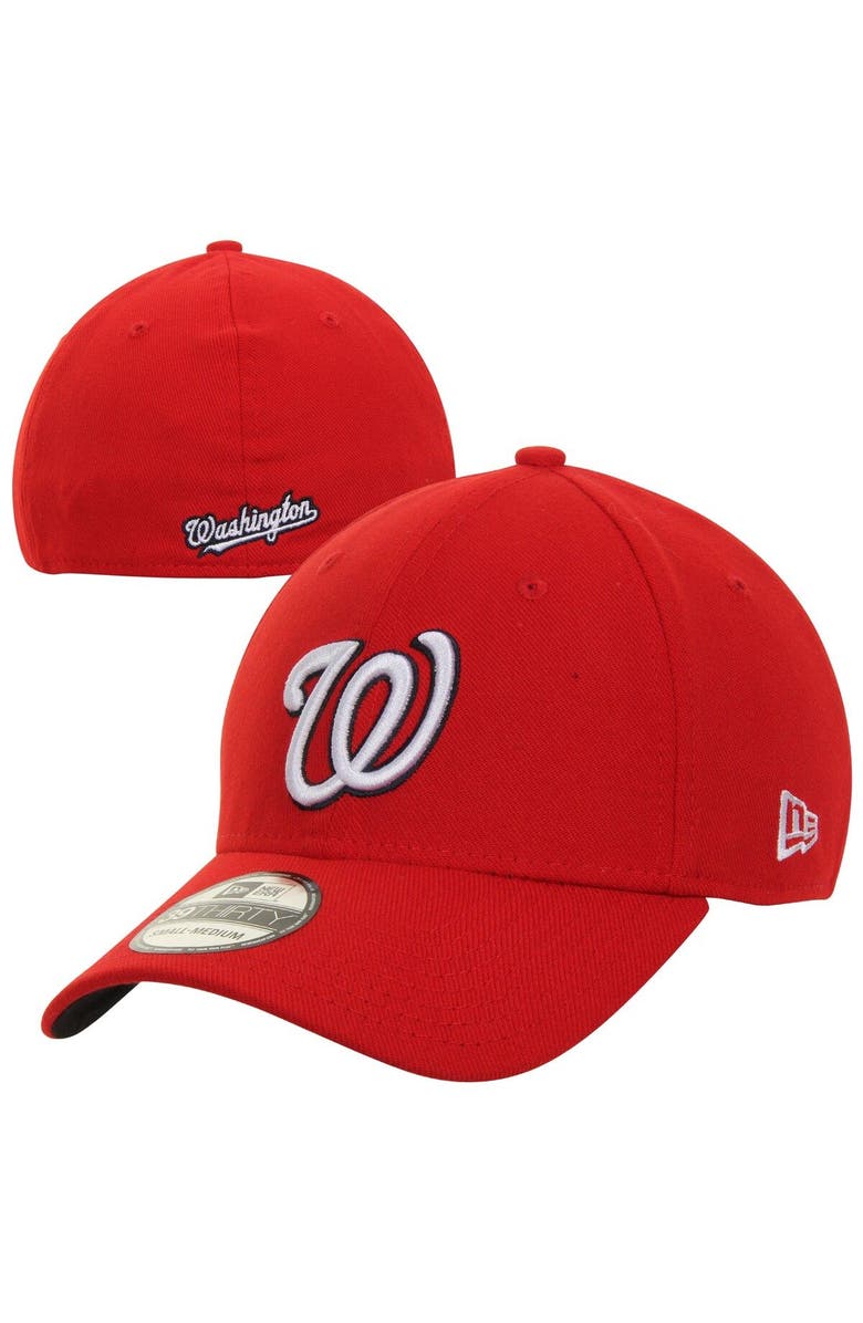 New Era Men's Red Washington Nationals MLB Team Classic Alternate 39THIRTY Flex Hat, Main, color, Red