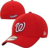 New Era Men's Red Washington Nationals MLB Team Classic Alternate 39THIRTY Flex Hat