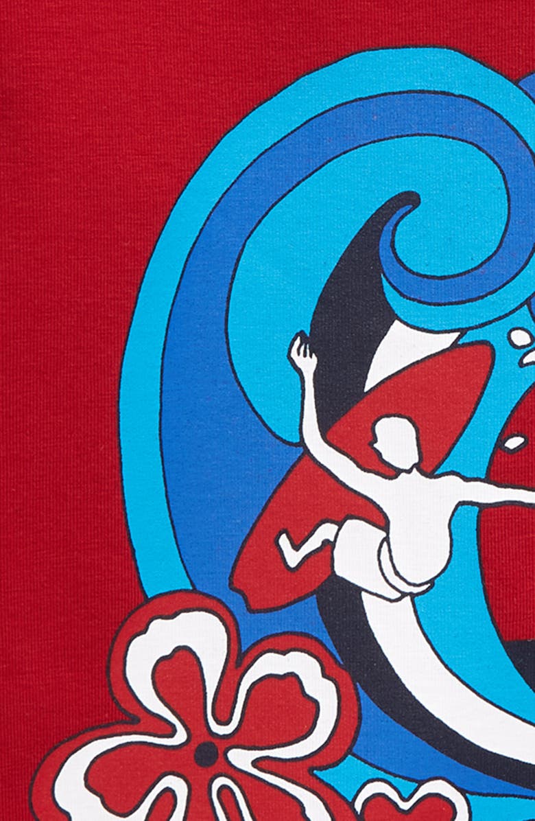 Moncler Kids' Surf Logo Graphic Tee, Alternate, color, 