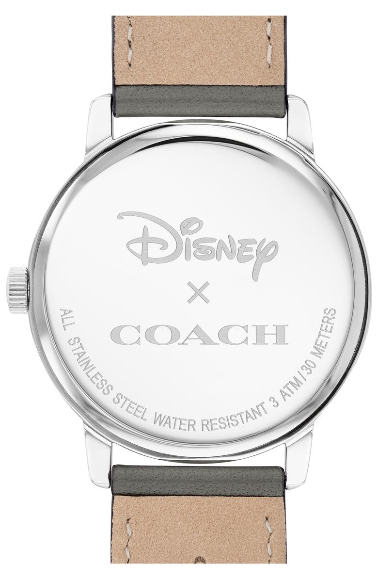 COACH x Disney Dumbo Grand Leather Strap Watch, 40mm, Alternate, color, 