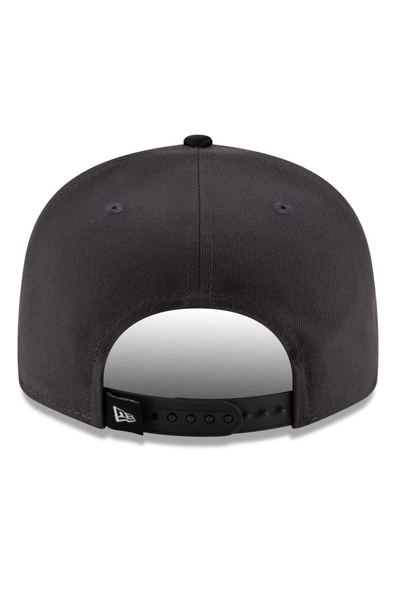 Men's New Era Charcoal/Black Oklahoma City Thunder 2025 Western Conference Champions Locker Room 9FIFTY Snapback Hat, Alternate, color, Charcoal