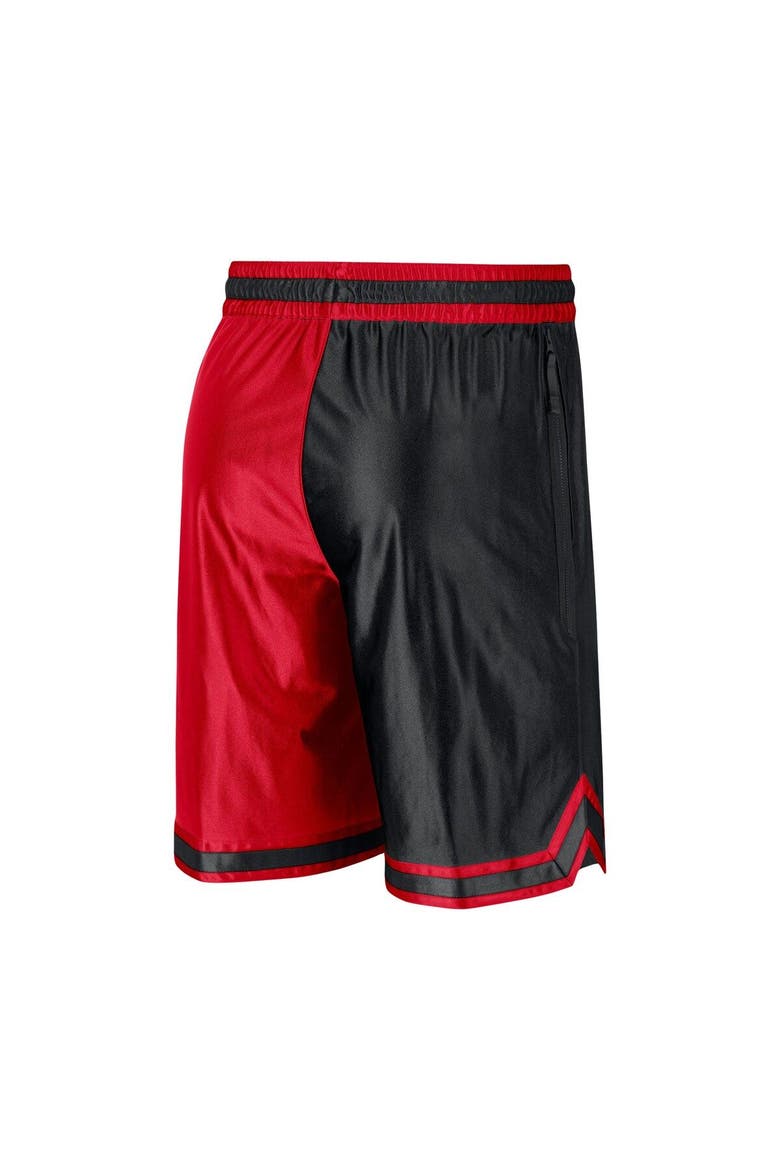 Men's Nike Red/Black Chicago Bulls Courtside Versus Force Split DNA Performance Shorts, Alternate, color, Red