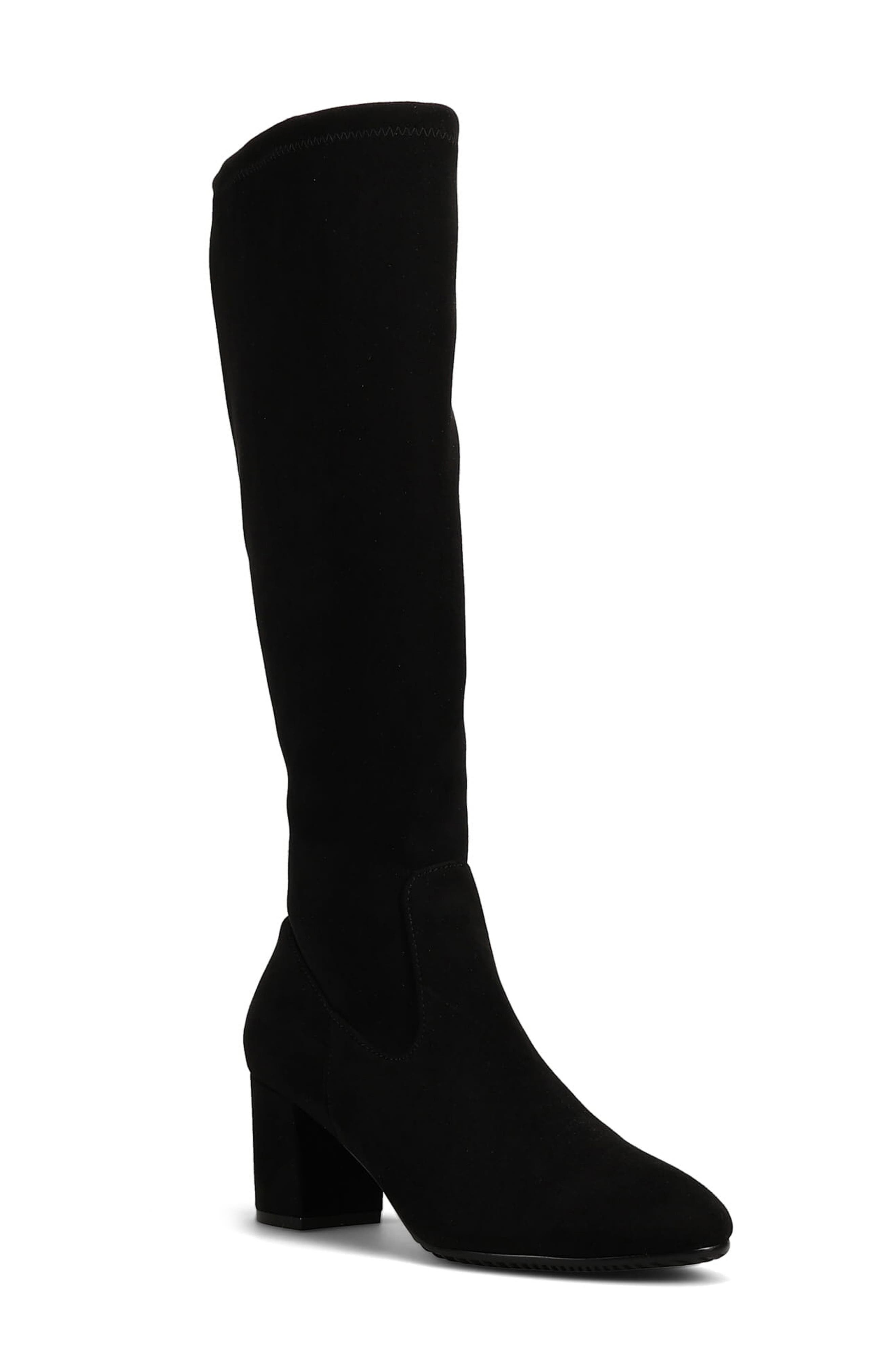 Sasha Knee High Boot, Main, color, BLACK