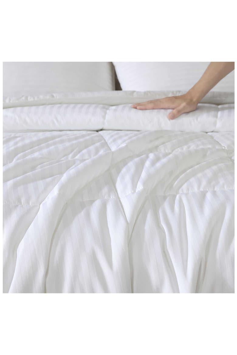 Set of 2 Signature Solid Cotton Stripe Utility Pillows, Alternate, color, WHITE