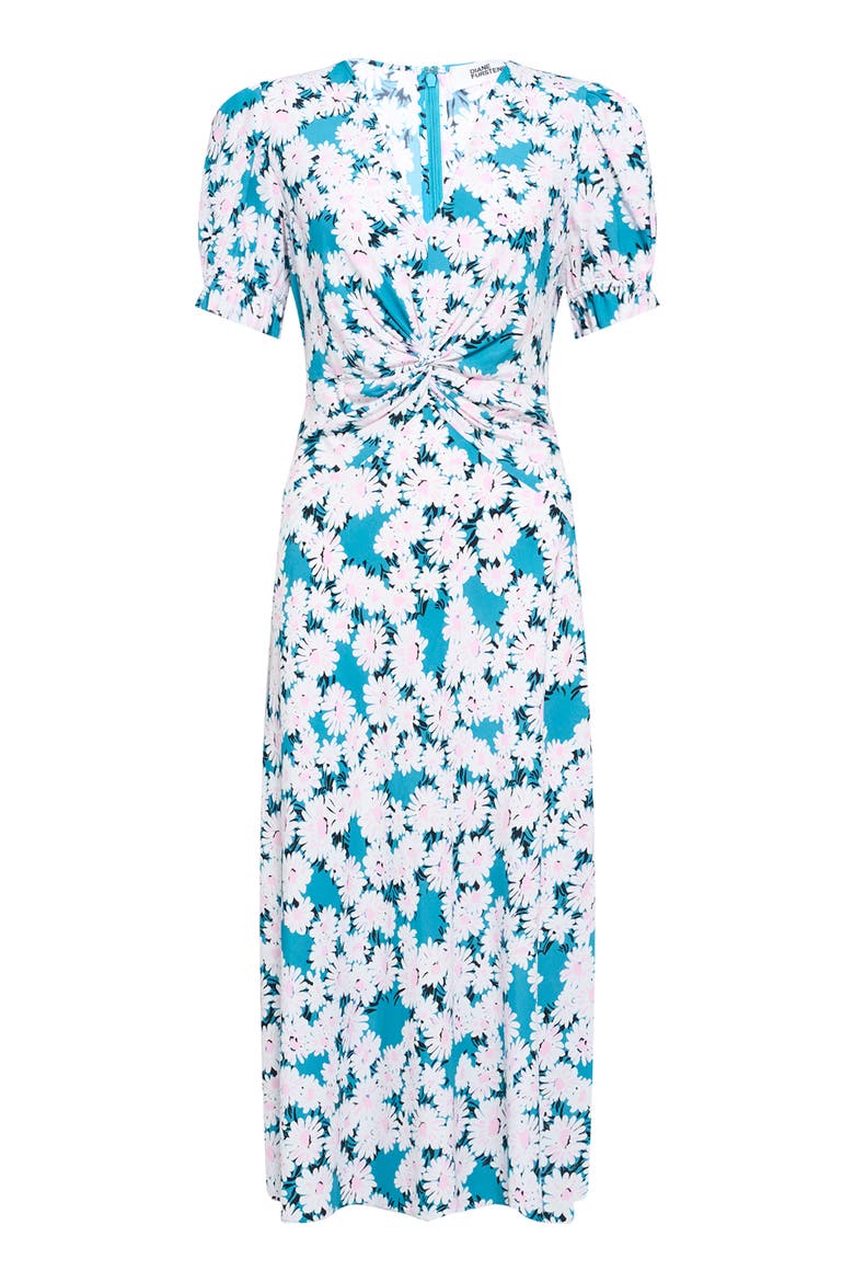 Anaba Floral Midi Dress, Alternate, color, VINTAGE DAISIES SM IVORY