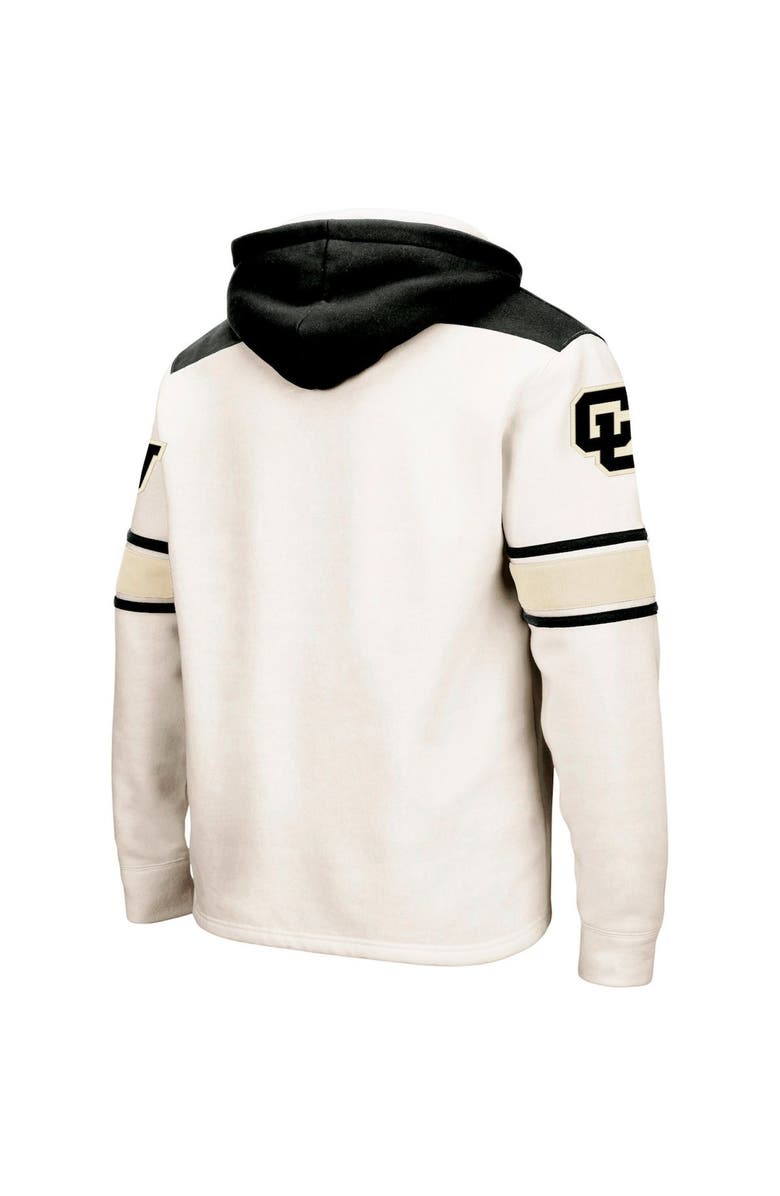 COLOSSEUM Men's Colosseum Cream Colorado Buffaloes 2.0 Lace-Up Hoodie, Alternate, color, Cream