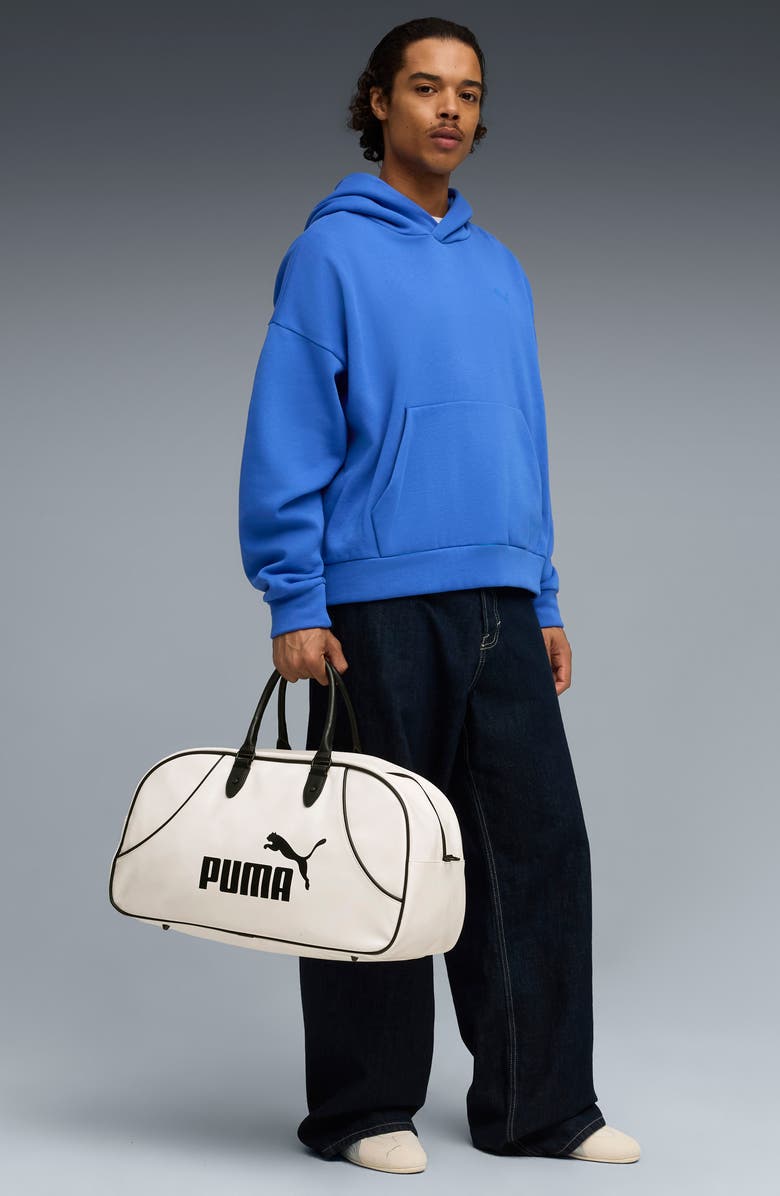 PUMA Boxy Essentials Hoodie, Alternate, color, Mountain Blue