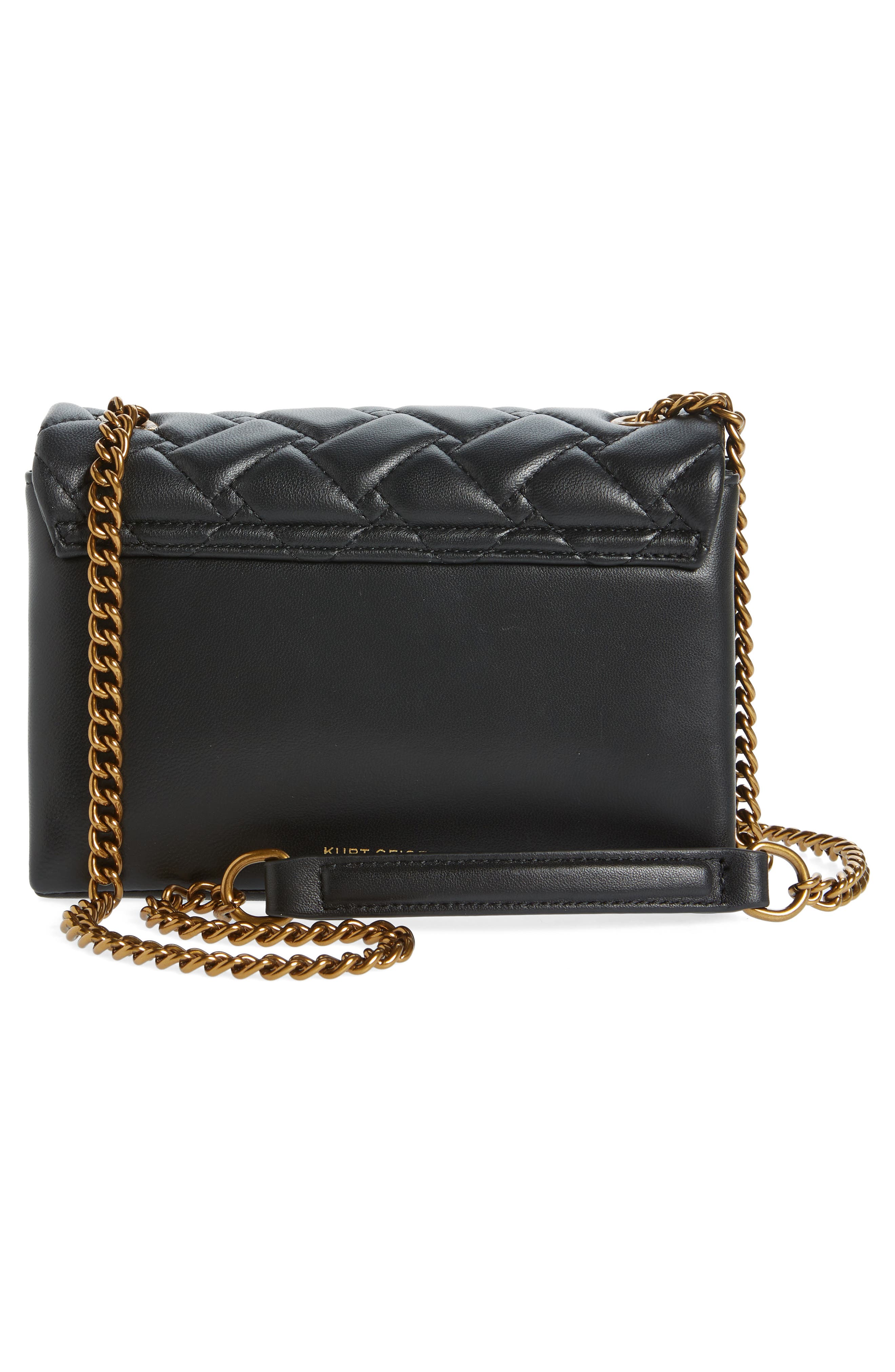 Kurt Geiger London Medium Kensington Eye Quilted Leather Convertible Crossbody Bag, Alternate, color, 