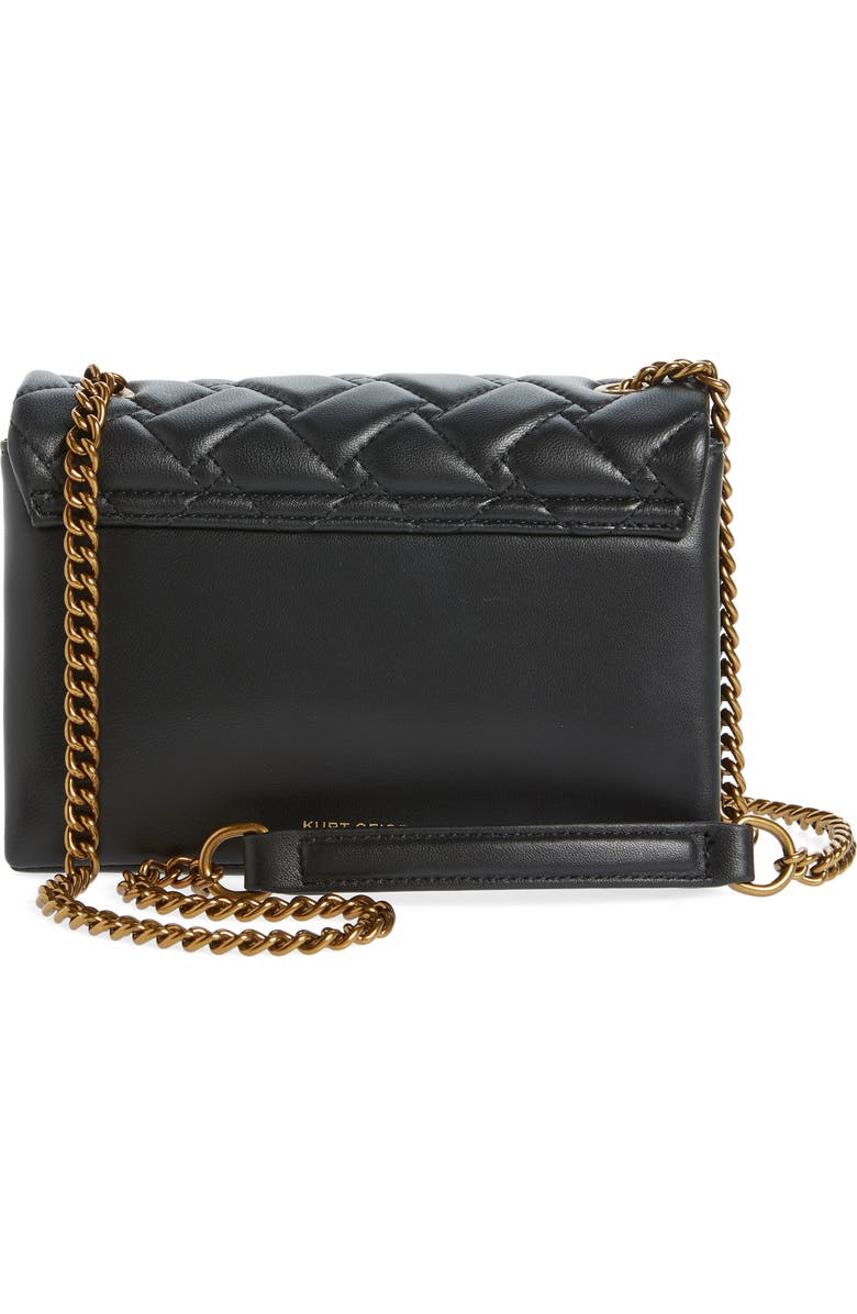 Kurt Geiger London Medium Kensington Eye Quilted Leather Convertible Crossbody Bag, Alternate, color,