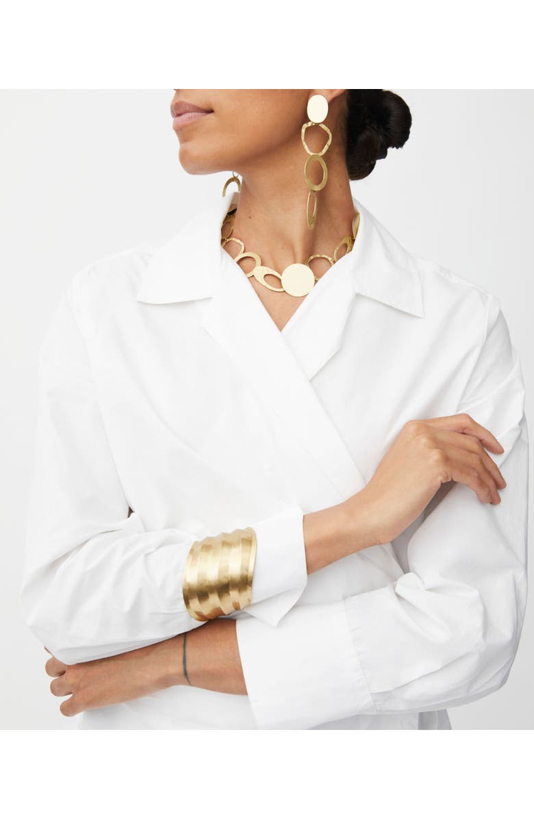 Masai Copenhagen MaIzabele Long Sleeve Side Tie Shirt, Alternate, color, White