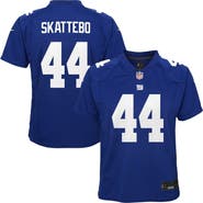 Nike Youth Nike Cam Skattebo Royal New York Giants Team Game Jersey