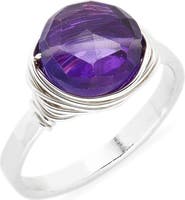 Nashelle Semiprecious Stone Wire-Wrapped Ring
