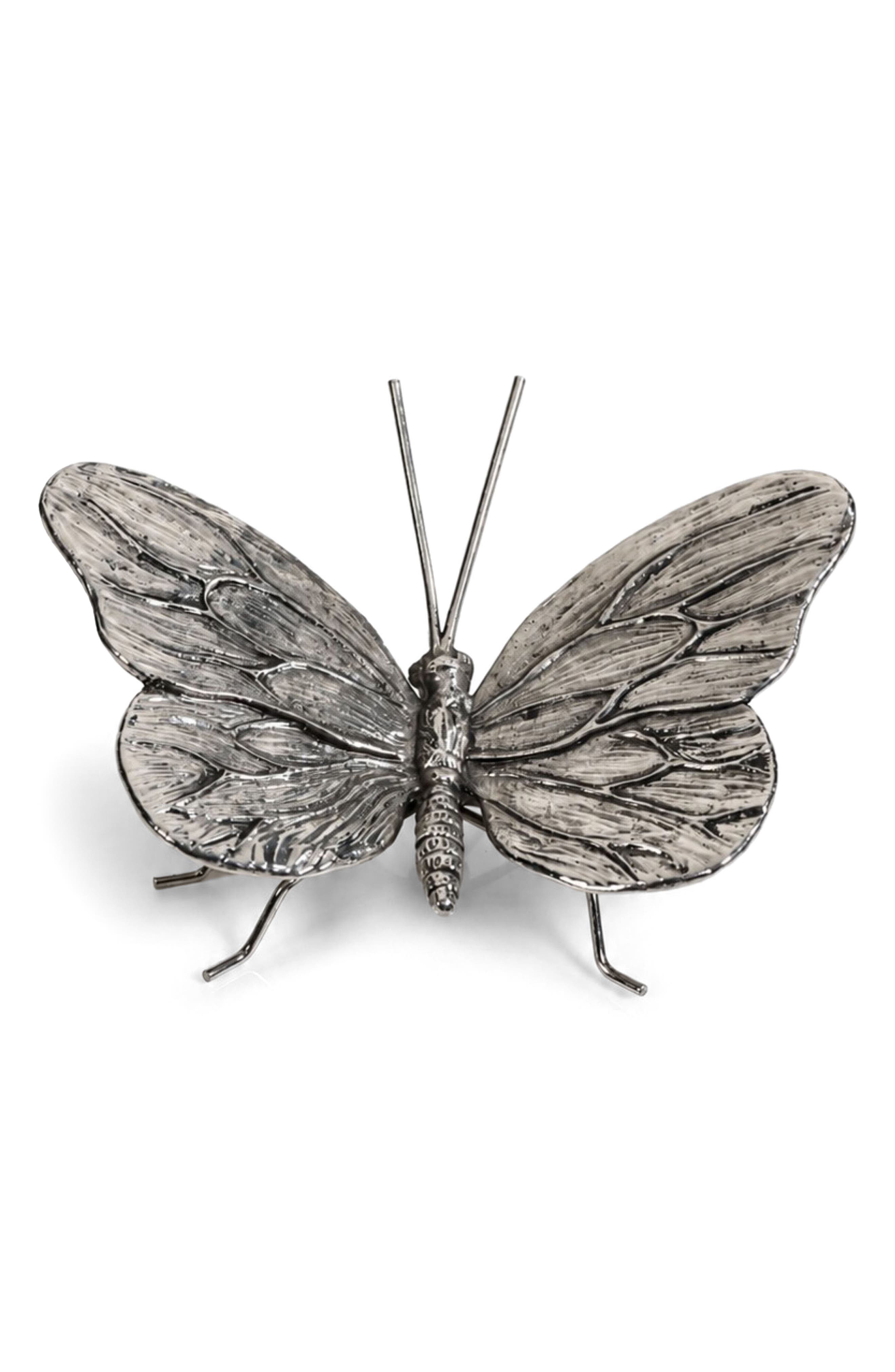 Zodax Antique Pewter Butterfly Decorative Figurine