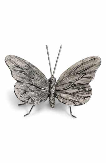 Antique Pewter Butterfly Decorative Figurine