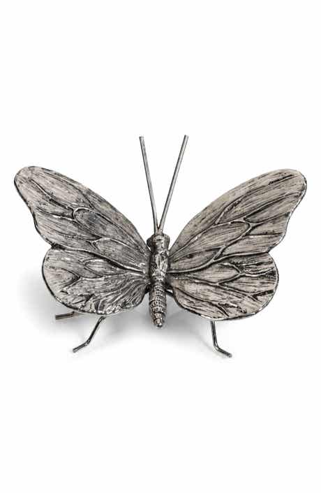 Zodax Antique Pewter Butterfly Decorative Figurine