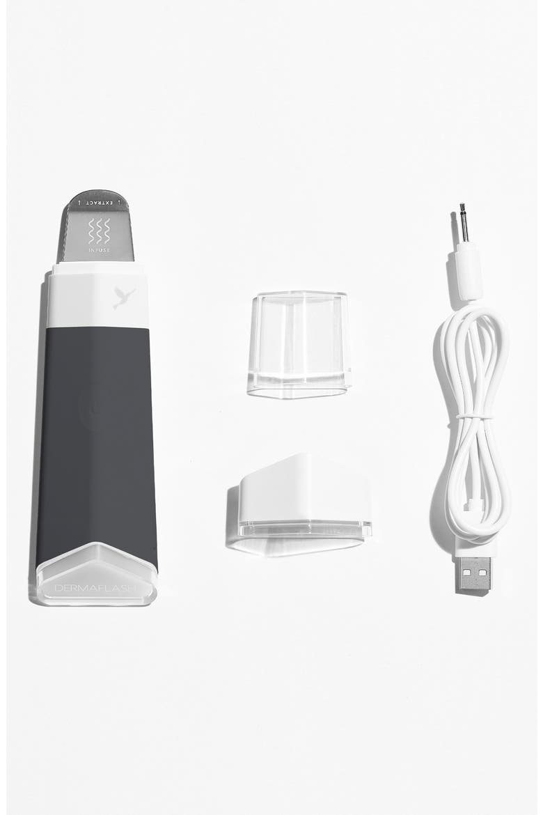 Ultrasonic Pore Extractor & Serum Infuser, Alternate, color, CHARCOAL