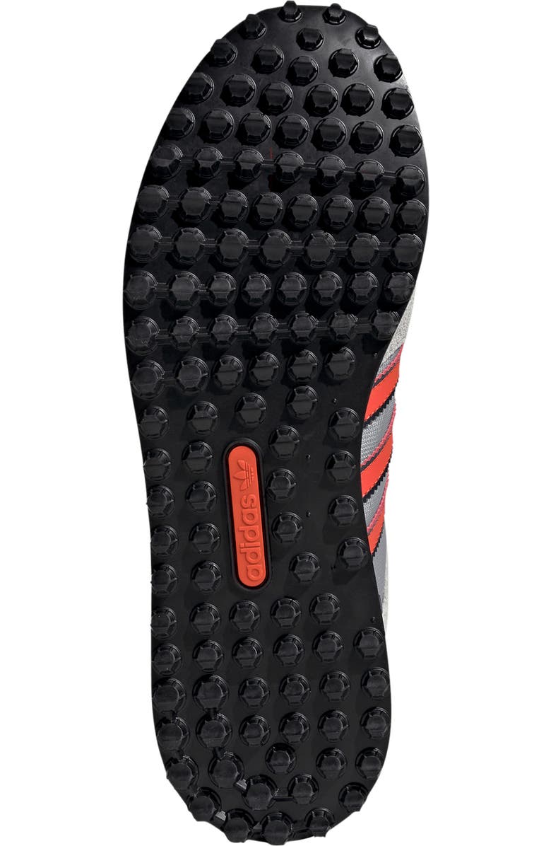 adidas Gender Inclusive LA Trainer OG Made in USA Sneaker, Alternate, color, Silver Metallic/ Dark Blue