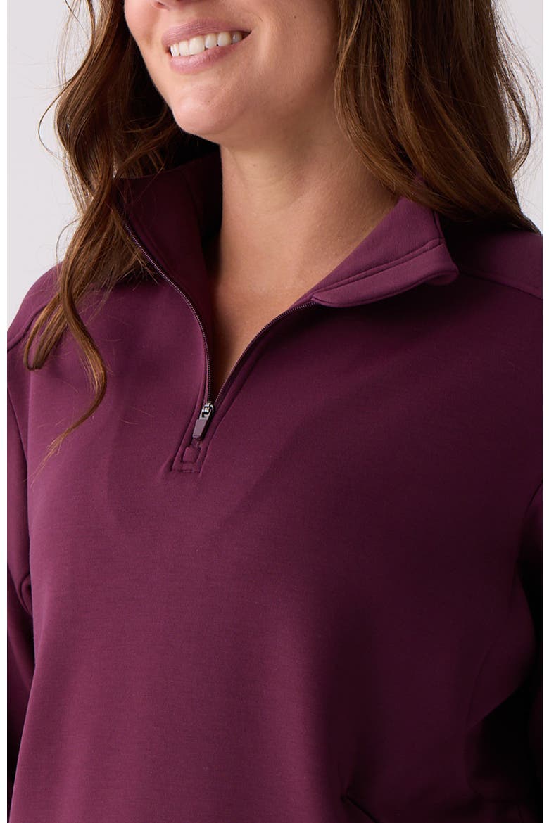 Women's Après Quarter Zip, Alternate, color, Mulberry