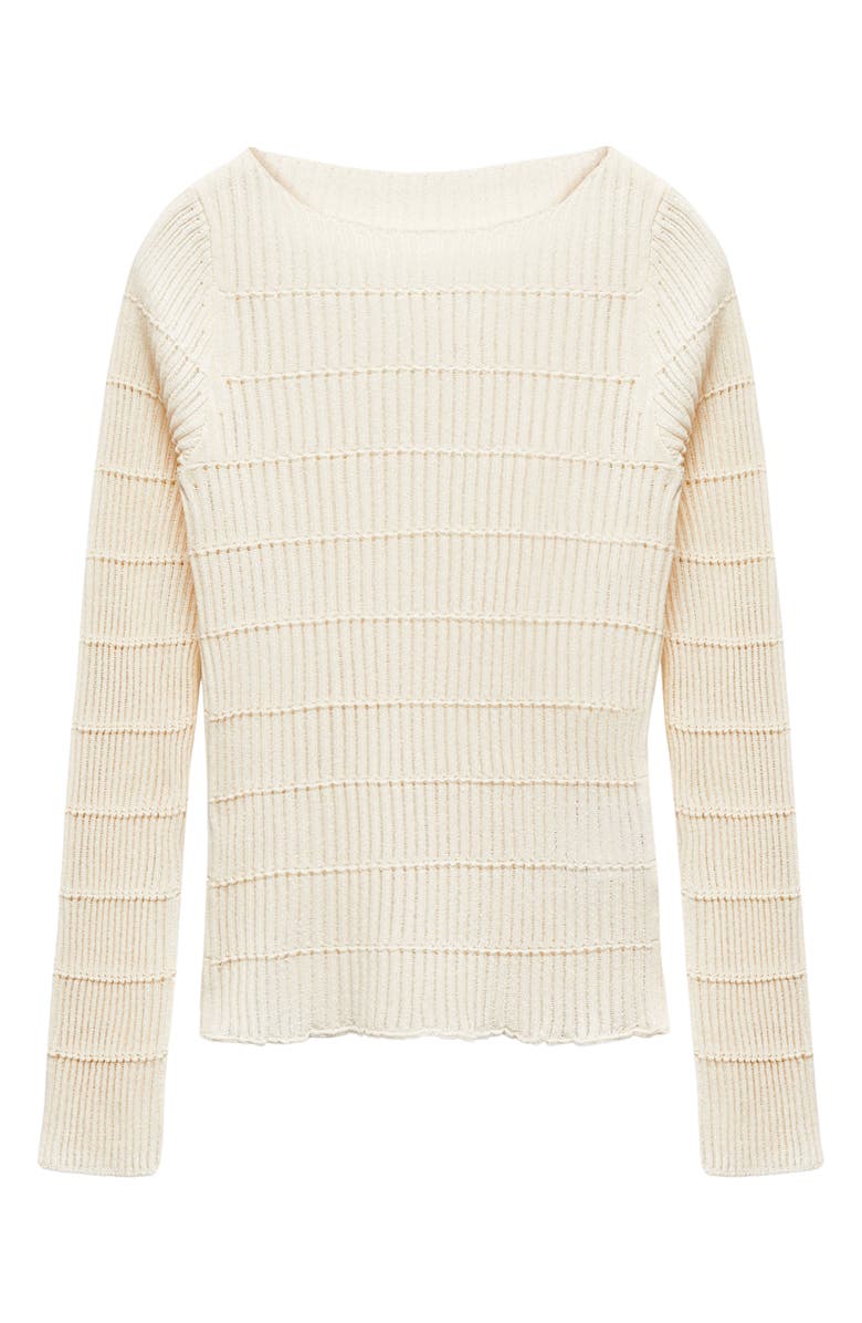 MANGO Peton Mixed Stitch Sweater, Main, color, 