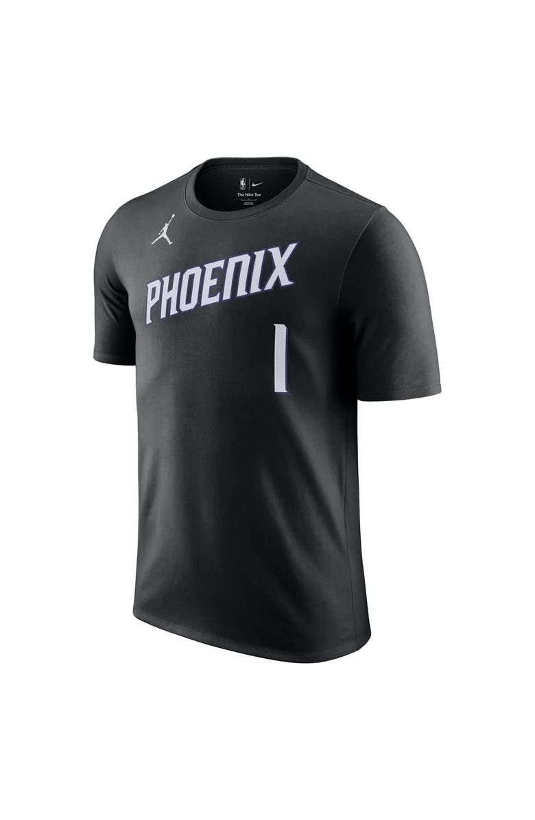 Jordan Brand Unisex Jordan Brand Devin Booker Black Phoenix Suns Name & Number T-Shirt - Statement Edition, Alternate, color, Black
