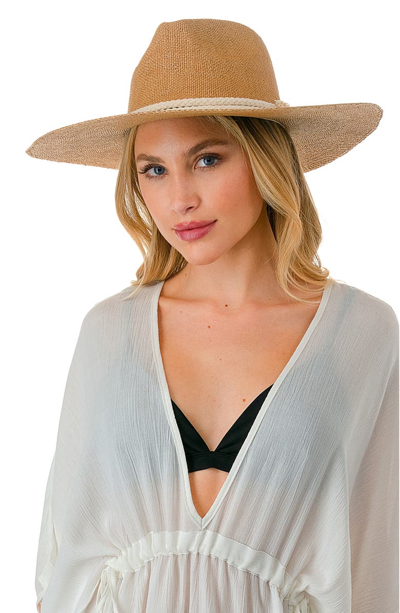 MARCUS ADLER Straw Panama Hat, Alternate, color, 