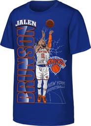 Outerstuff Youth Outerstuff Jalen Brunson Royal New York Knicks Height T-Shirt