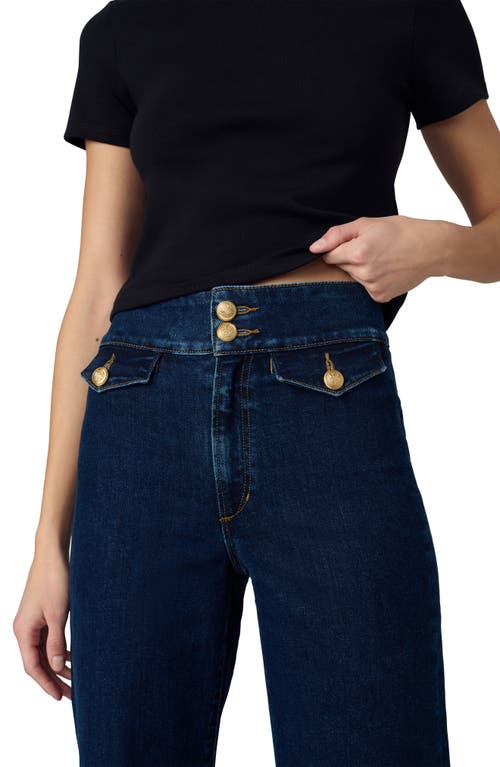 Shop Joe's The Ellia High Waist Ankle Wide Leg Jeans In Magnetic