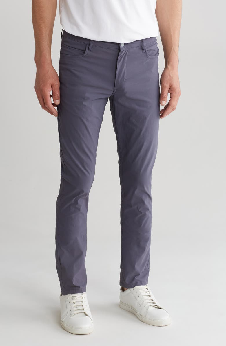 Vintage 1946 Slim Leg Performance Hybrid Pants, Main, color, Mood Indigo