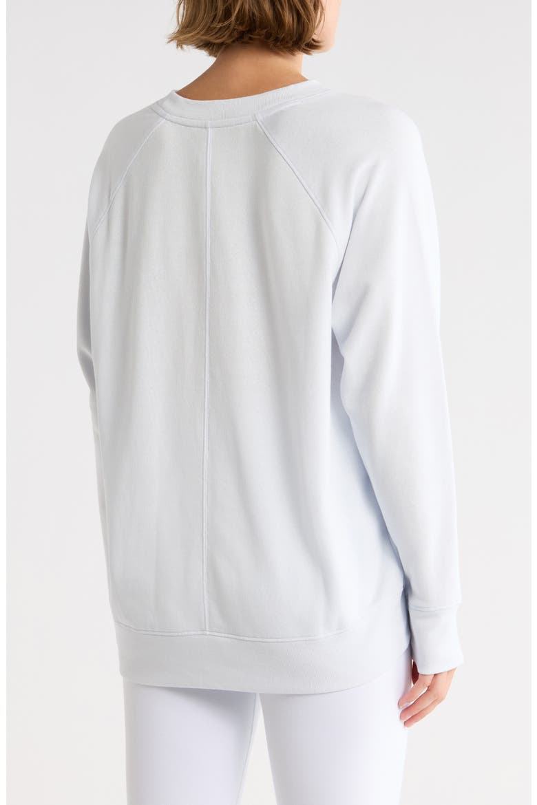 Drew Crewneck Sweatshirt, Alternate, color, BLUE ANCIENT