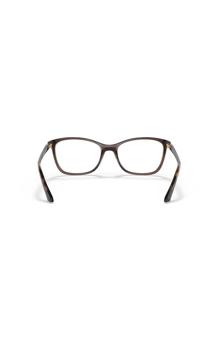 Vogue Eyewear 53mm Rectangle optical glasses, Alternate, color, Brown