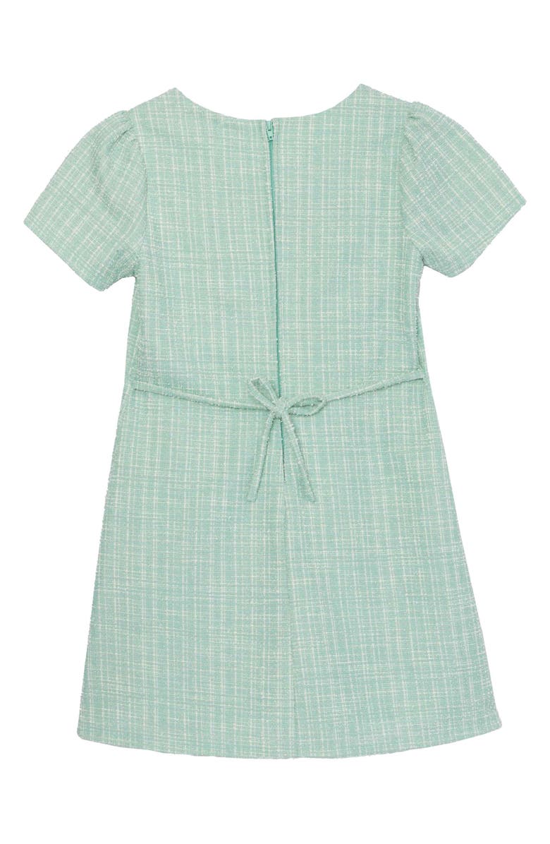 Speechless Kids' Imitation Pearl Trim Boucle Dress, Alternate, color,