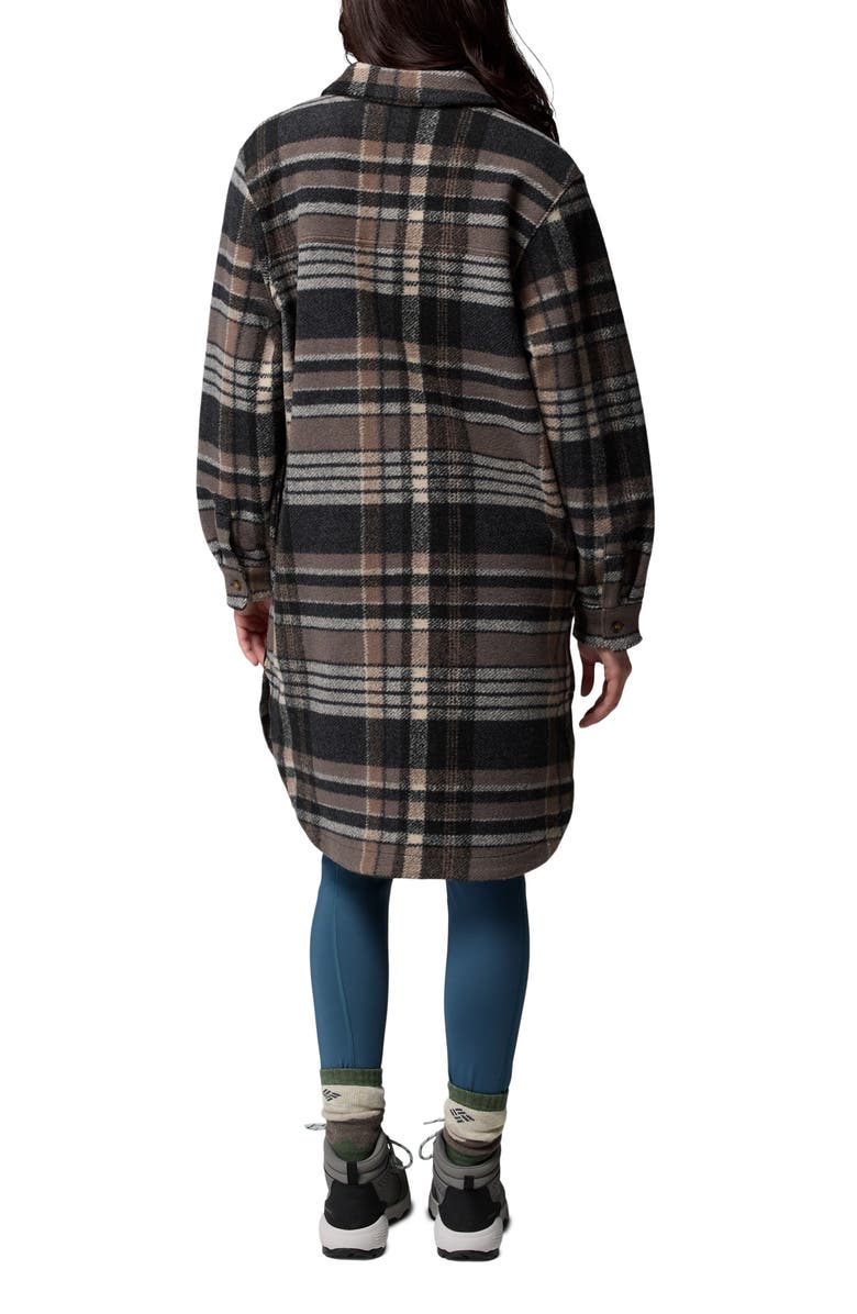 Columbia Wildest Venture<sup>™</sup> Fleece Coat, Alternate, color, Black Vagabond Plaid