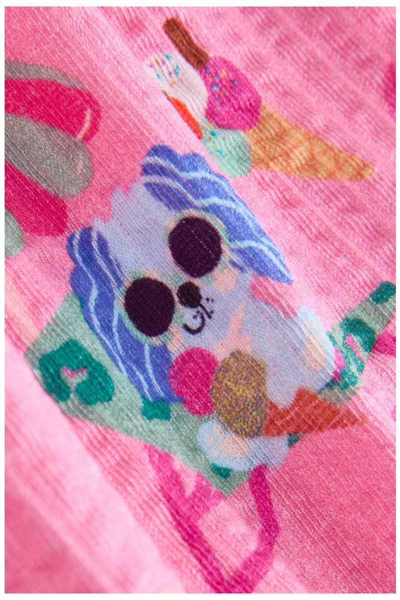 Kids' Tie Strap Romper, Alternate, color, PINK