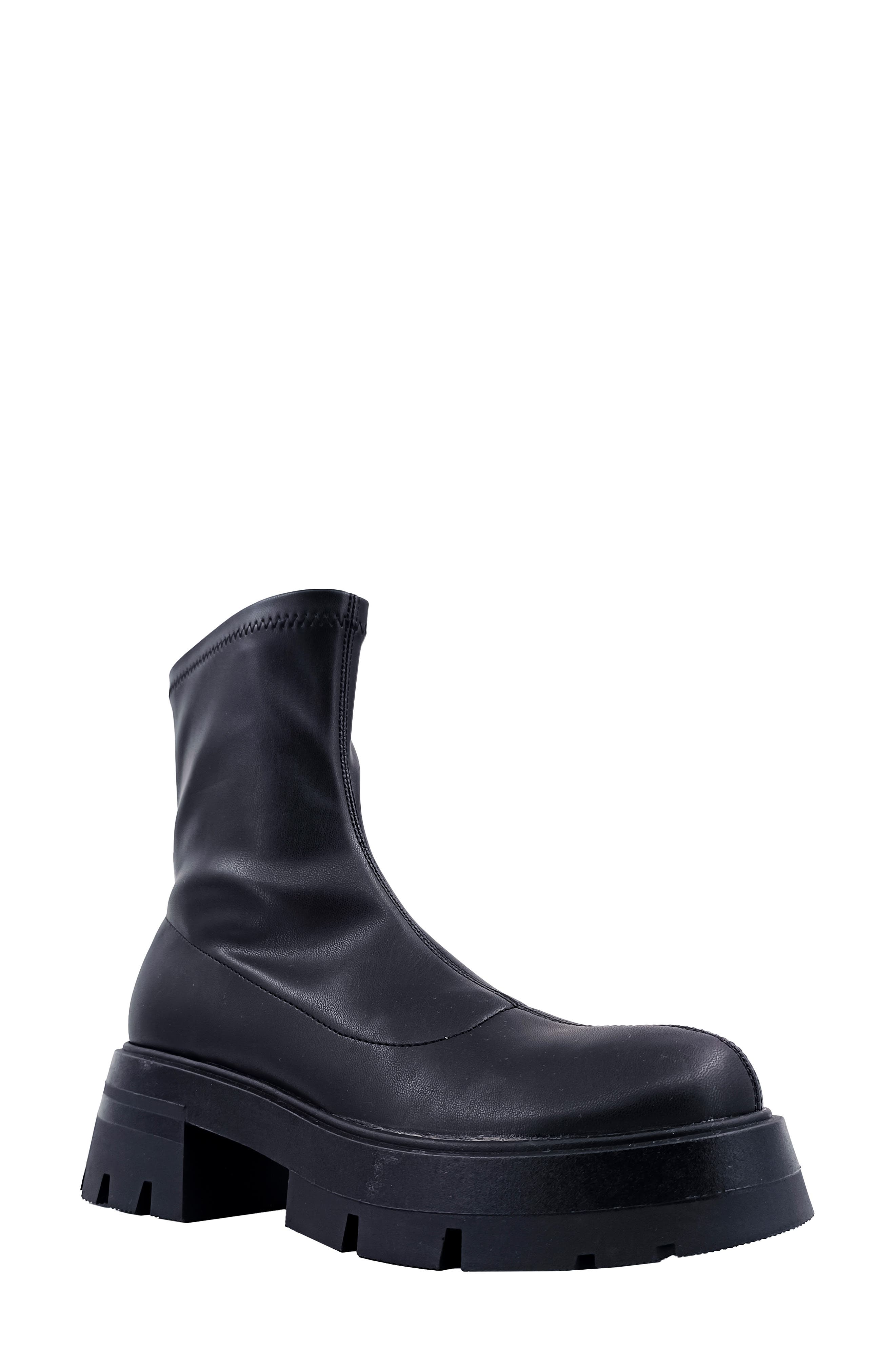 SHUSHOP Virginia Lug Sole Platform Boot, Main, color, 