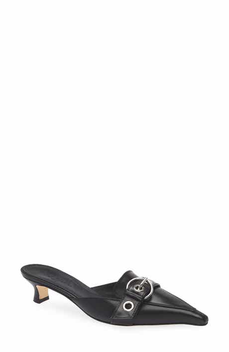 aeyde Danielle Grosgrain Pointed Toe Mule