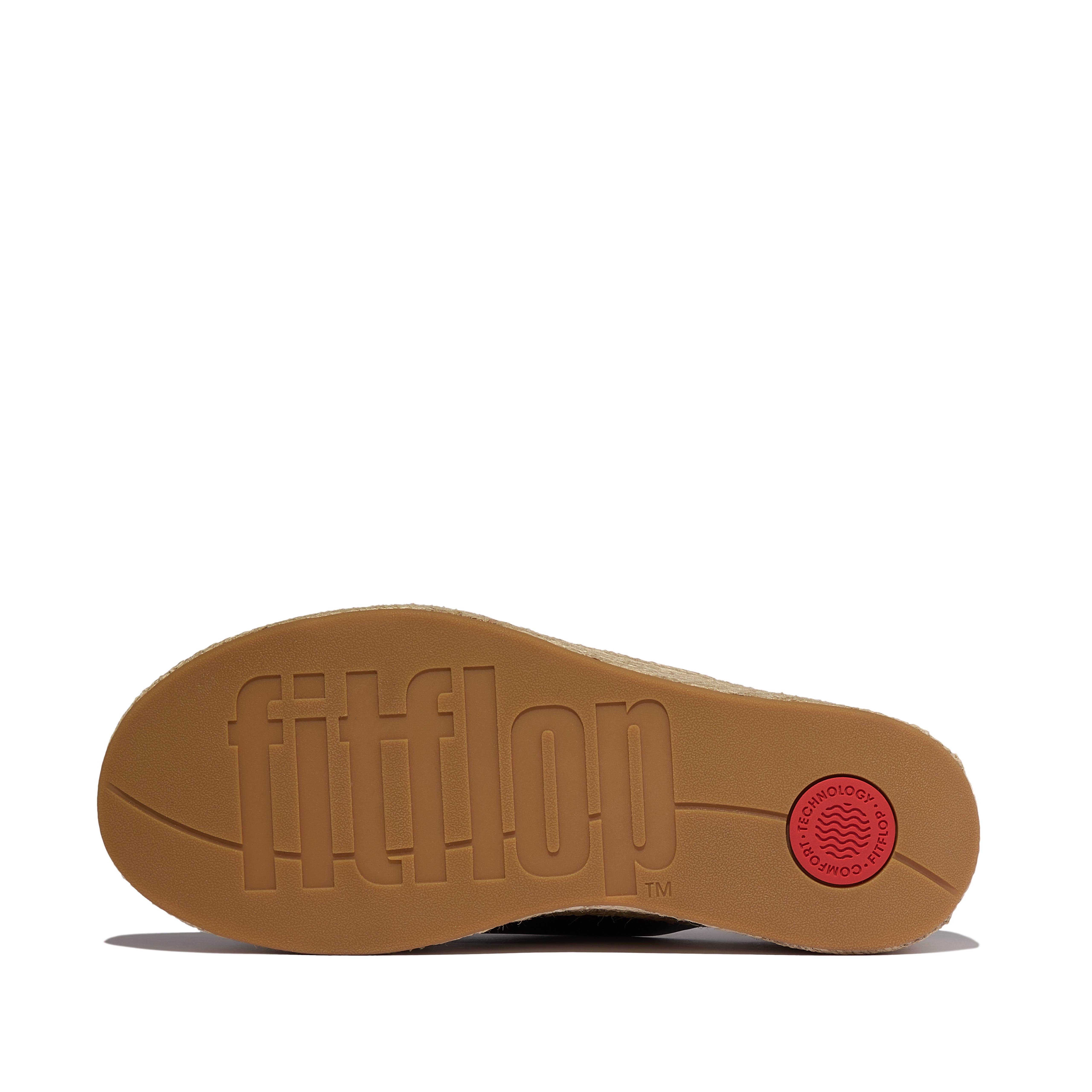 FitFlop Platfforms Espadrille Slides, Alternate, color, Black