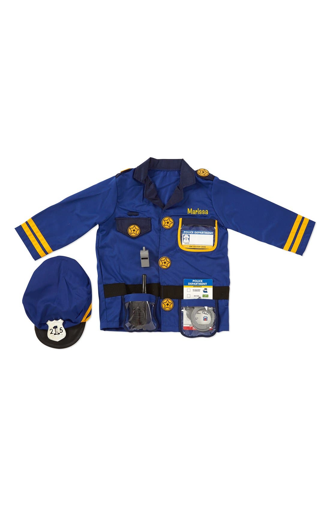 Melissa & Doug Personalized Police Officer Costume Set | Nordstrom